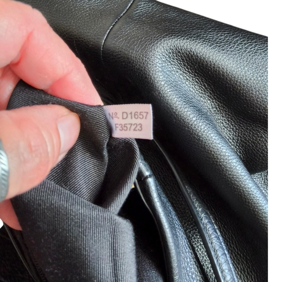 Coach Phoebe Black Pebbled Leather 3 Compartment Shoulder Bag F35723 - Picture 13 of 16